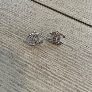 Silver color earrings